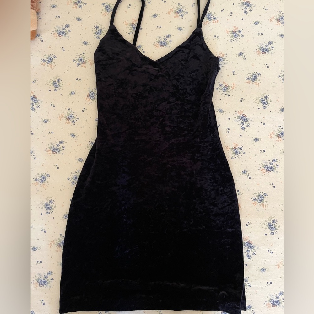vintage 90s velvet betsy johnson mini dress